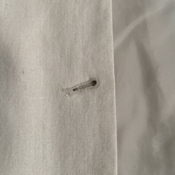 Norton Linen Blend Buttons Up Blazer Size 10P - Picture 8 of 9